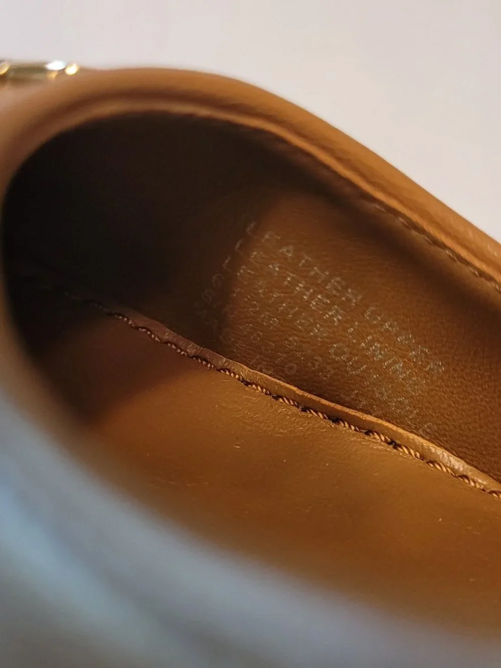 Tory Burch Jolie Nappa Leather Closed Cap Toe Wedge Heels in Royal Tan
